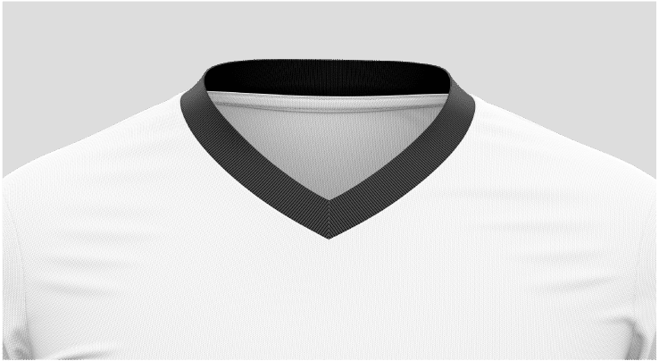 แบบเสื้อคอวี