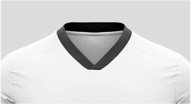 แบบเสื้อคอวีไขว้